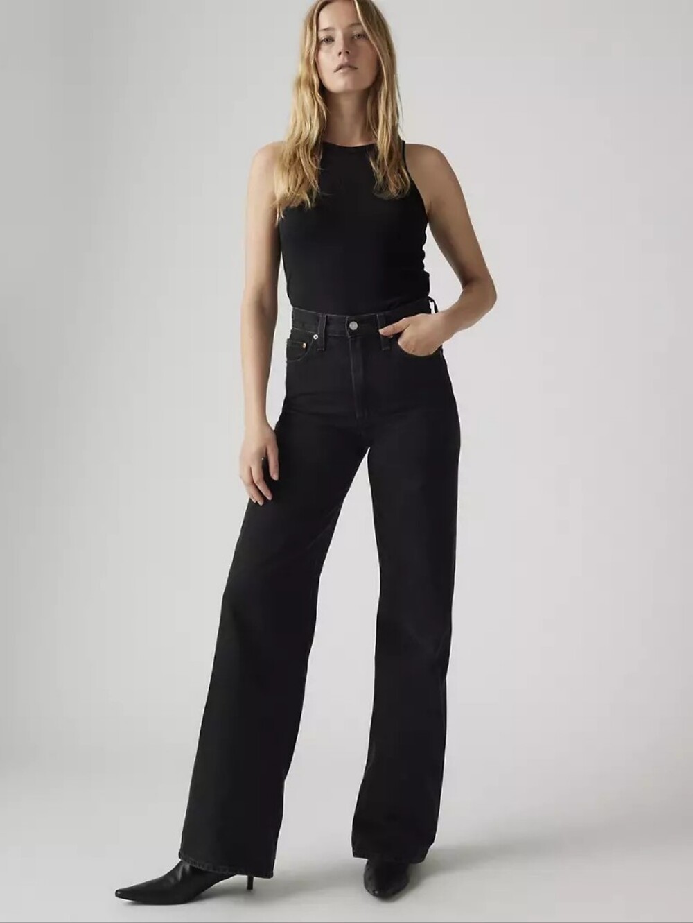Levi's Ribcage High Rise Wide Leg Jeans